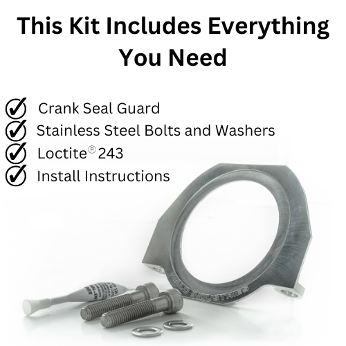 Crank Seal Guard Protection KIT for BMW N52, N54, N55, S55 - 335i, 135i